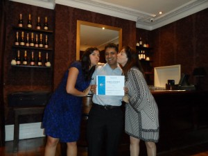 Humorous Speech contest winner Swarajit